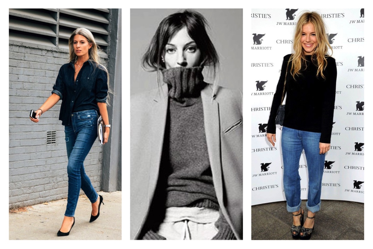 style icons Sienna Miller, Phoebe Philo, Sarah Harris