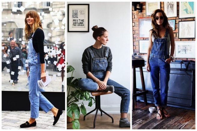 boyfriend style dungarees