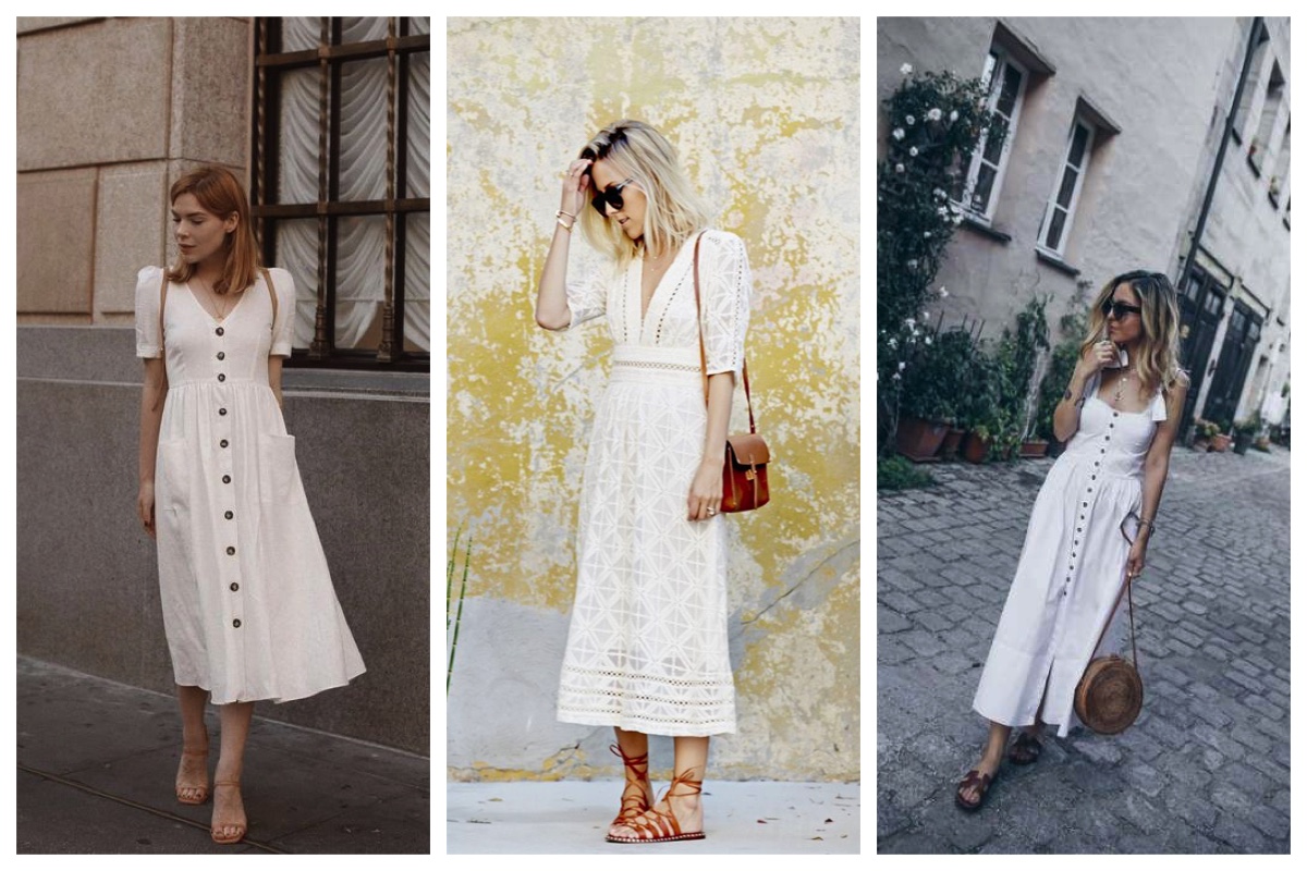 white summer dresses 