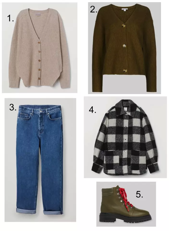 layering cardigans