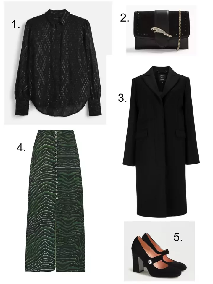 party skirts Animal Print
