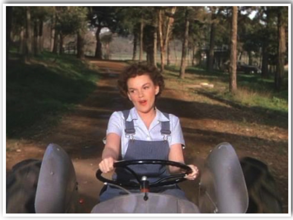 Judy Garland in Dungarees 