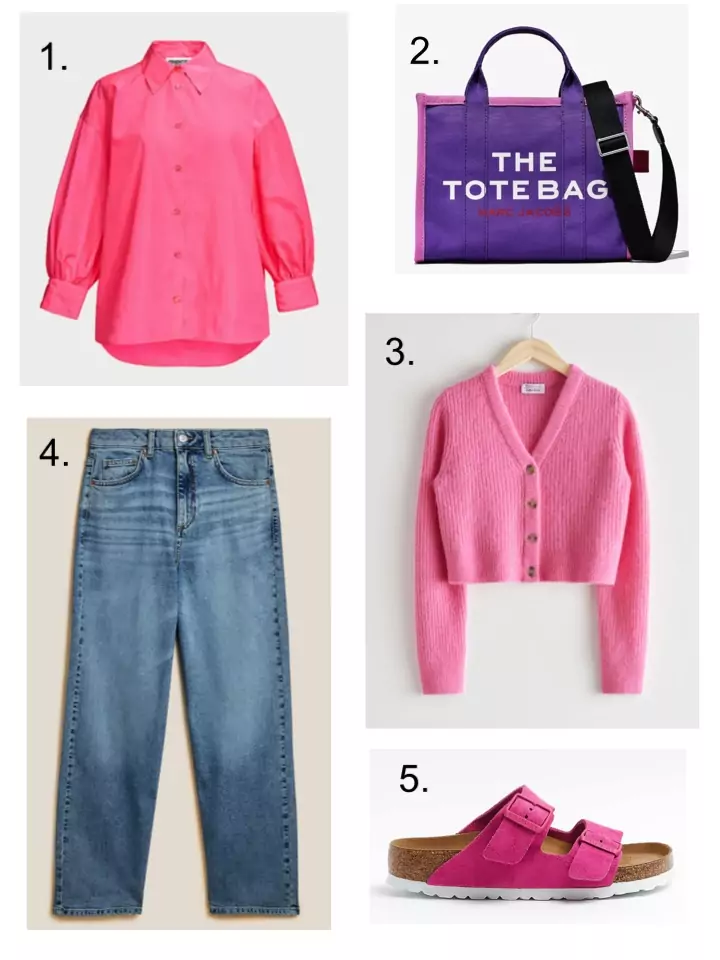 Colour Me Happy - all the pinks