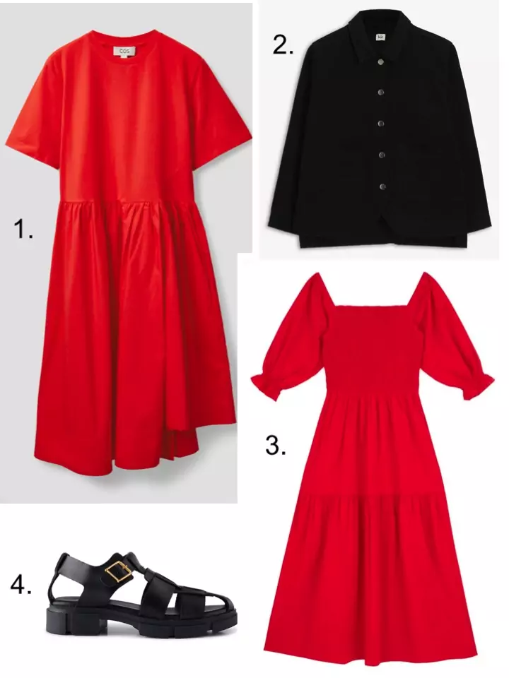 colour me happy - lady in red