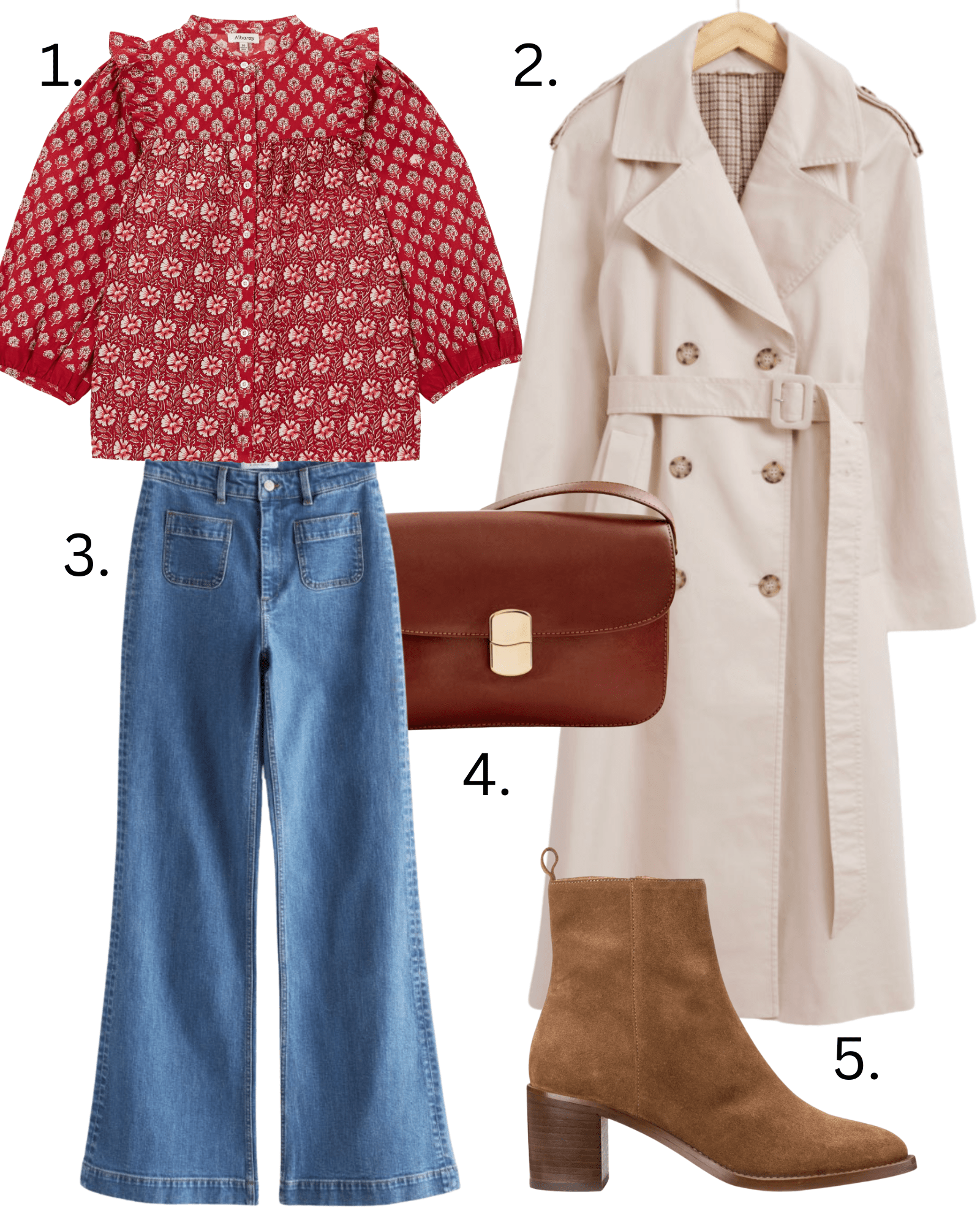 What to wear with your wide leg jeans (or flares)